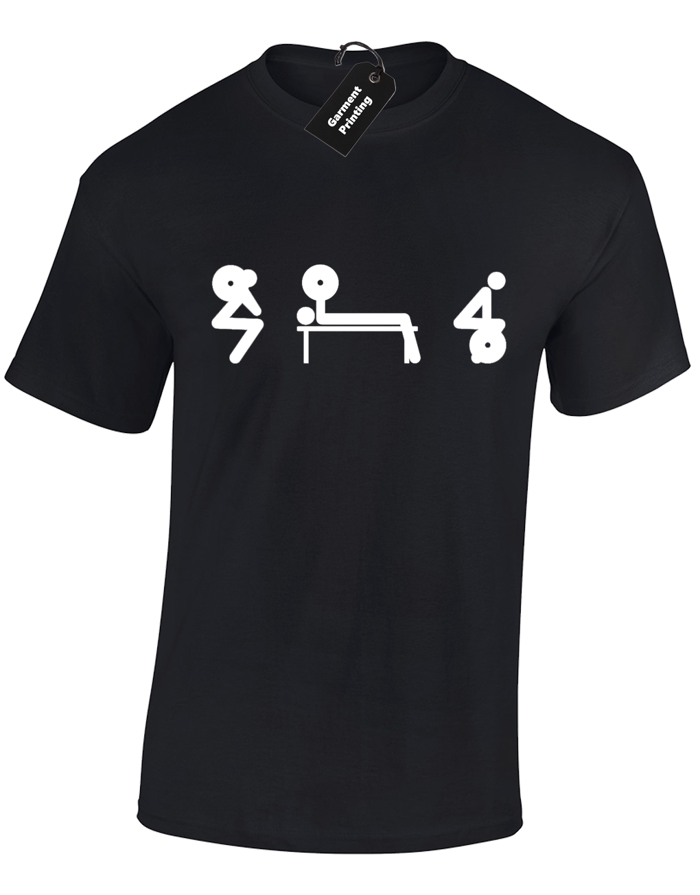 Squat Bench Deadlift Mens T Shirt Tee Gym Training Top Crossfit