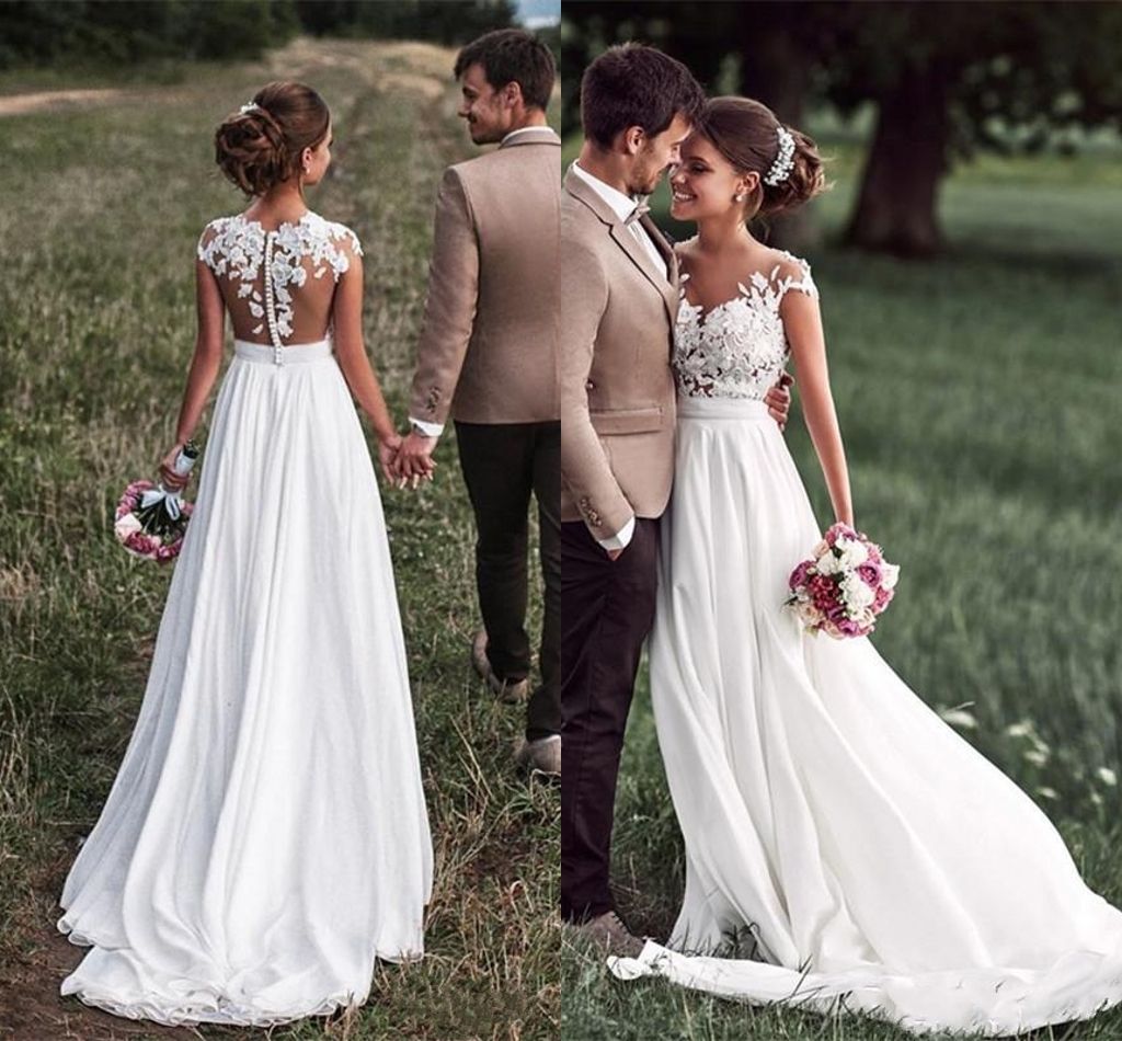 gorgeous beach wedding dresses
