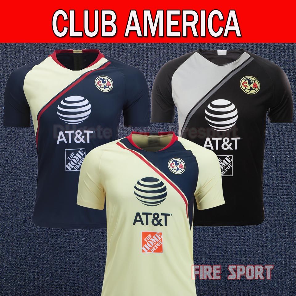 2018 2019 México Club América Portero Jersey De Fútbol 18 19 C.BLANCO En  Casa Lejos D.BENEDETTO R.SAMBUEZA O.PERALTA Uniformes De Fútbol Por  Firesport, 13,02 € | Es.Dhgate.Com