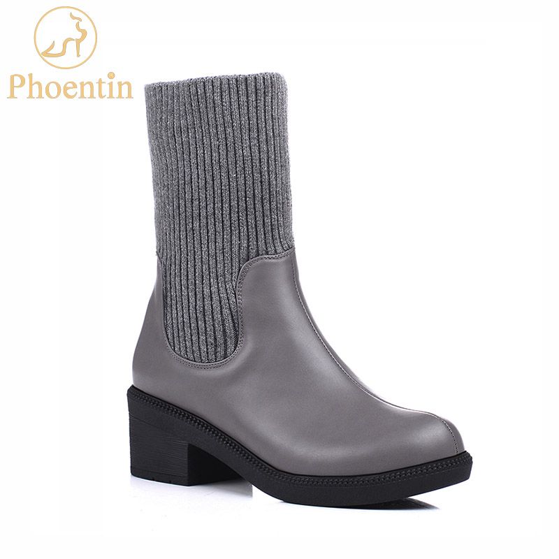 gray boots for women