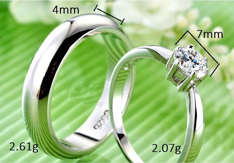 Couple rings hotsell online silver