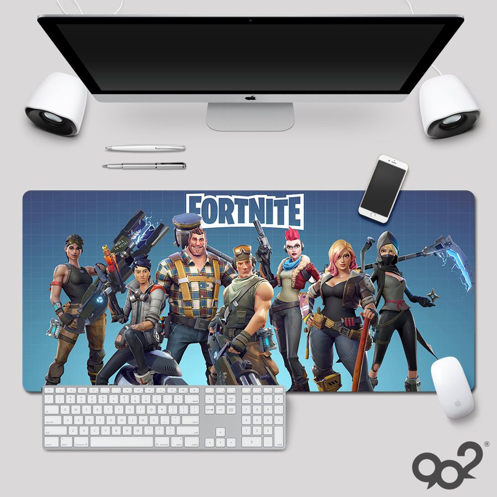 Fortnite High Quality Mousepad Gamer Play Mats Large Gaming Mouse Keyboard Pad Pc Desk Pad 800x300x3mm - 