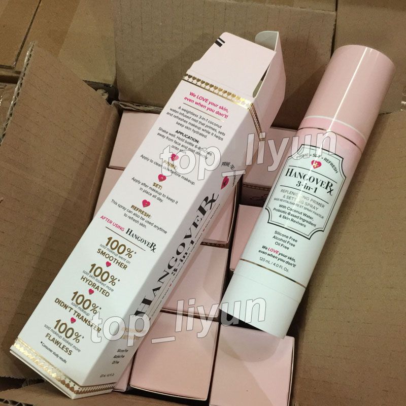 Hangover 3 Em 1 Reabastecer Primer Spray De Oleo De Agua De Coco Ressaca Rx 120 Ml Maquiagem Fundacao Primer Livre Dhl Brand Melhor Qualidade E Preco Mais Baixo Dhgate Com Hangover 3 Em 1 Reabastecer Primer Spray De Oleo De Agua De Coco Ressaca Rx 120 Ml Maquiagem Fundacao Primer Livre Dhl Brand Melhor Qualidade E Preco Mais Baixo Dhgate Com