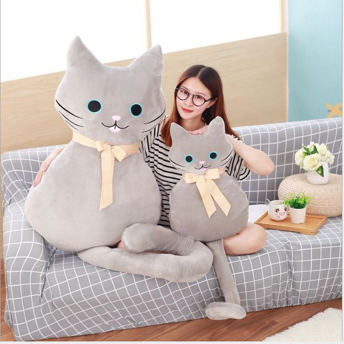 Peluche Juguetes De Peluche Lindo Gato Largo Suave Sueño Alm Peluche Juguetes De Peluche Lindo Gato Largo Suave Sueño Alm