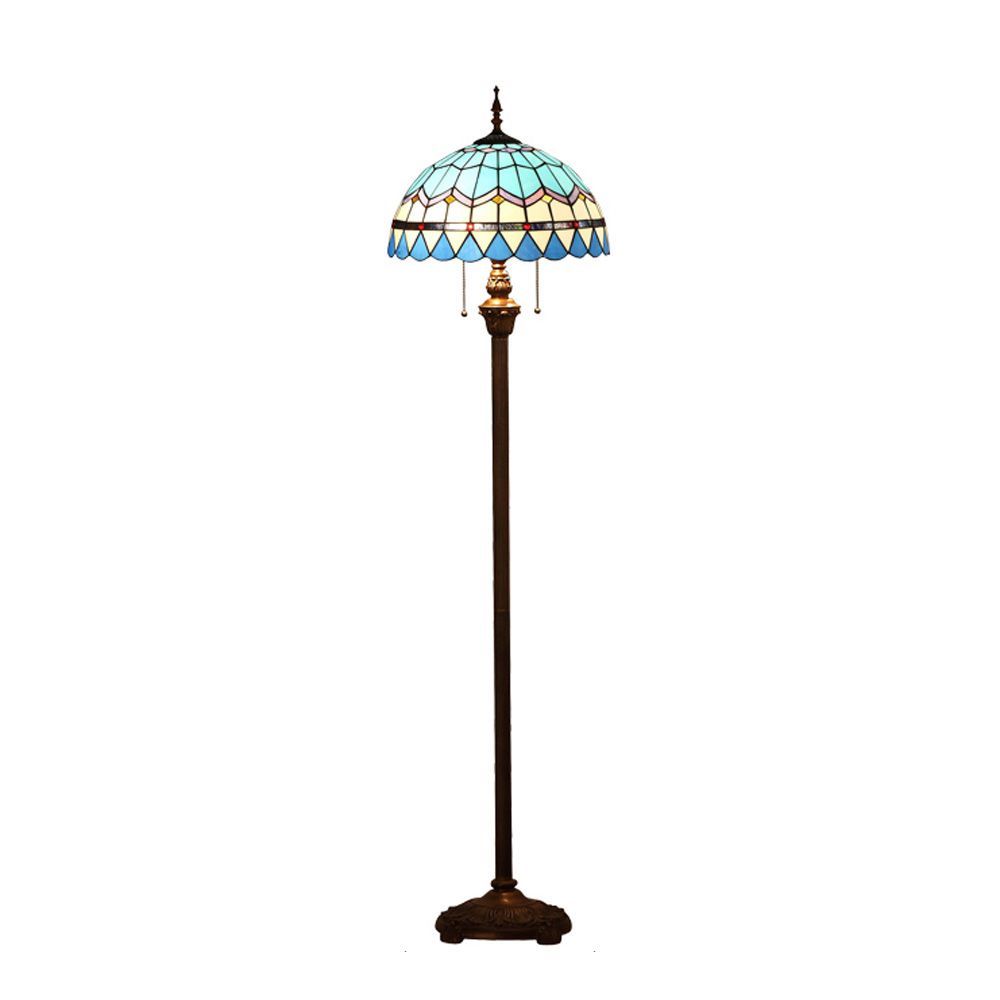 compre oovov mediterranean living room lampara de pie vintage study room piso luz dormitorio tiffany glass lamparas de pie a 278 4 del oovov