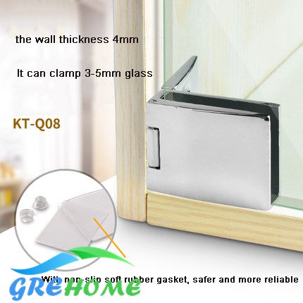 2020 Two Pieces 1bottom 1top Frameless Glass Door Hinge Cupboard