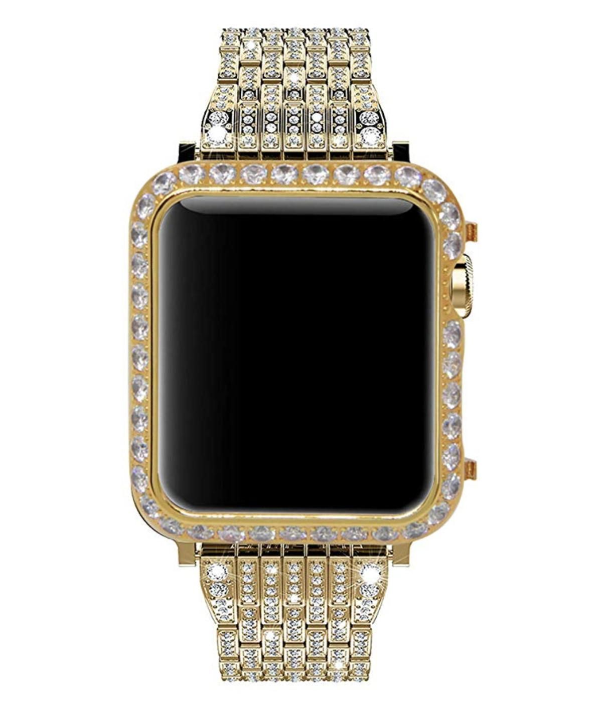 Acquistare Apple Watch Series 4 Guardia Di Lusso Con Cinturino Con Cinturino  Con Cinturino In Cristallo Economico | Consegna Veloce E Qualità | DHgate  Italy