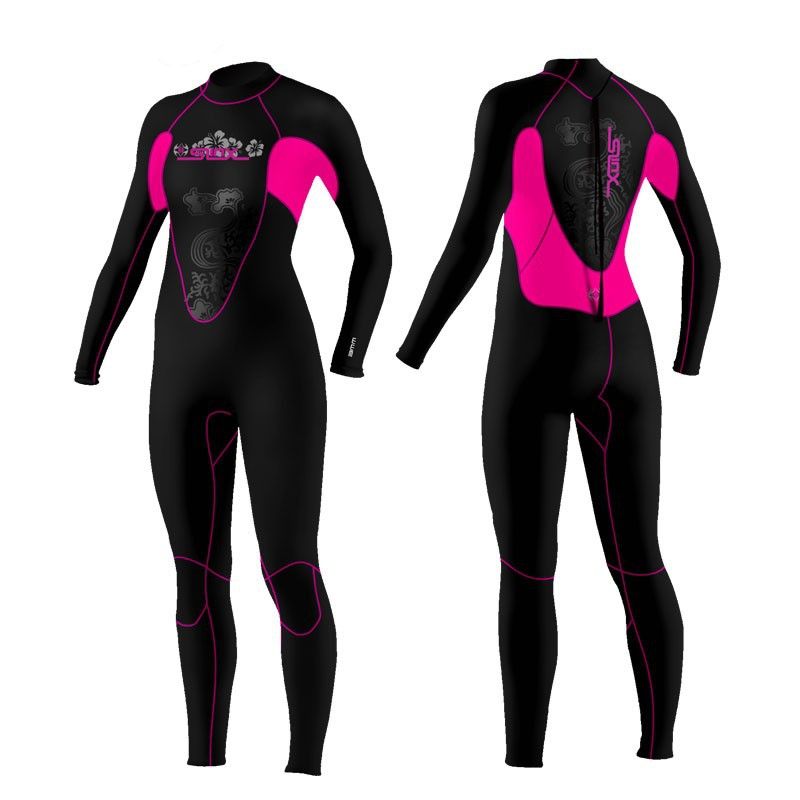 Slinx Women 3MM Neoprene Wetsuit Surfing Swimming Snorkeling Scuba Diving Suit 