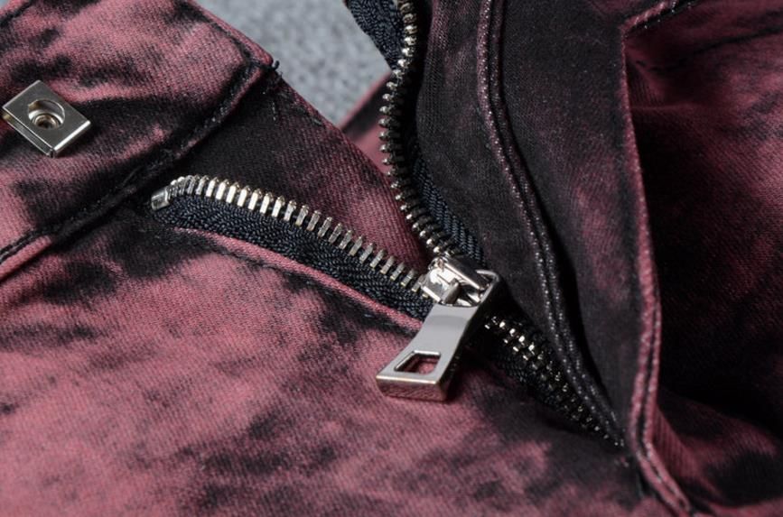 Grosshandel Us Grosse 28 40 Herren Biker Jeans Italien Design Hohe Qualitat Retro Rot Schwarz Olgemalte Skinny Motorrad Jeans Dirty Look Stretch Moto Hosen Von Jackhuang 38 27 Auf De Dhgate Com Dhgate