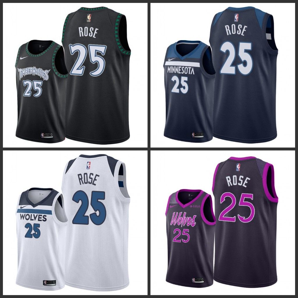 rose timberwolves jersey