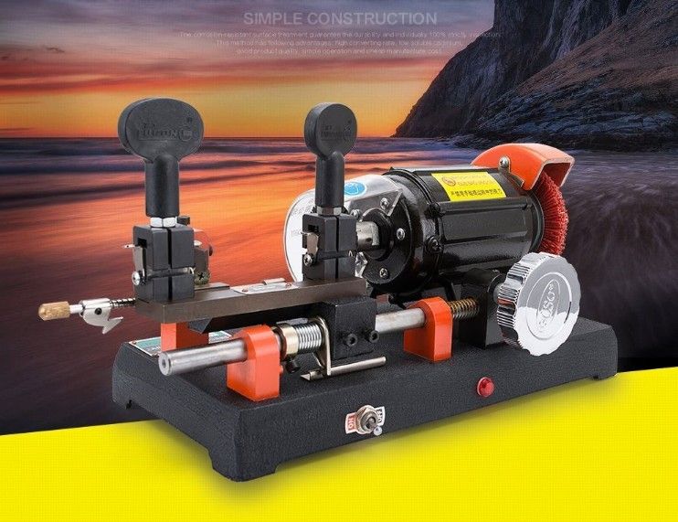 Horizontal Key Copy Machine 110V/220V Manual Knife Key Cutting Machine Key Duplicate Machine RH