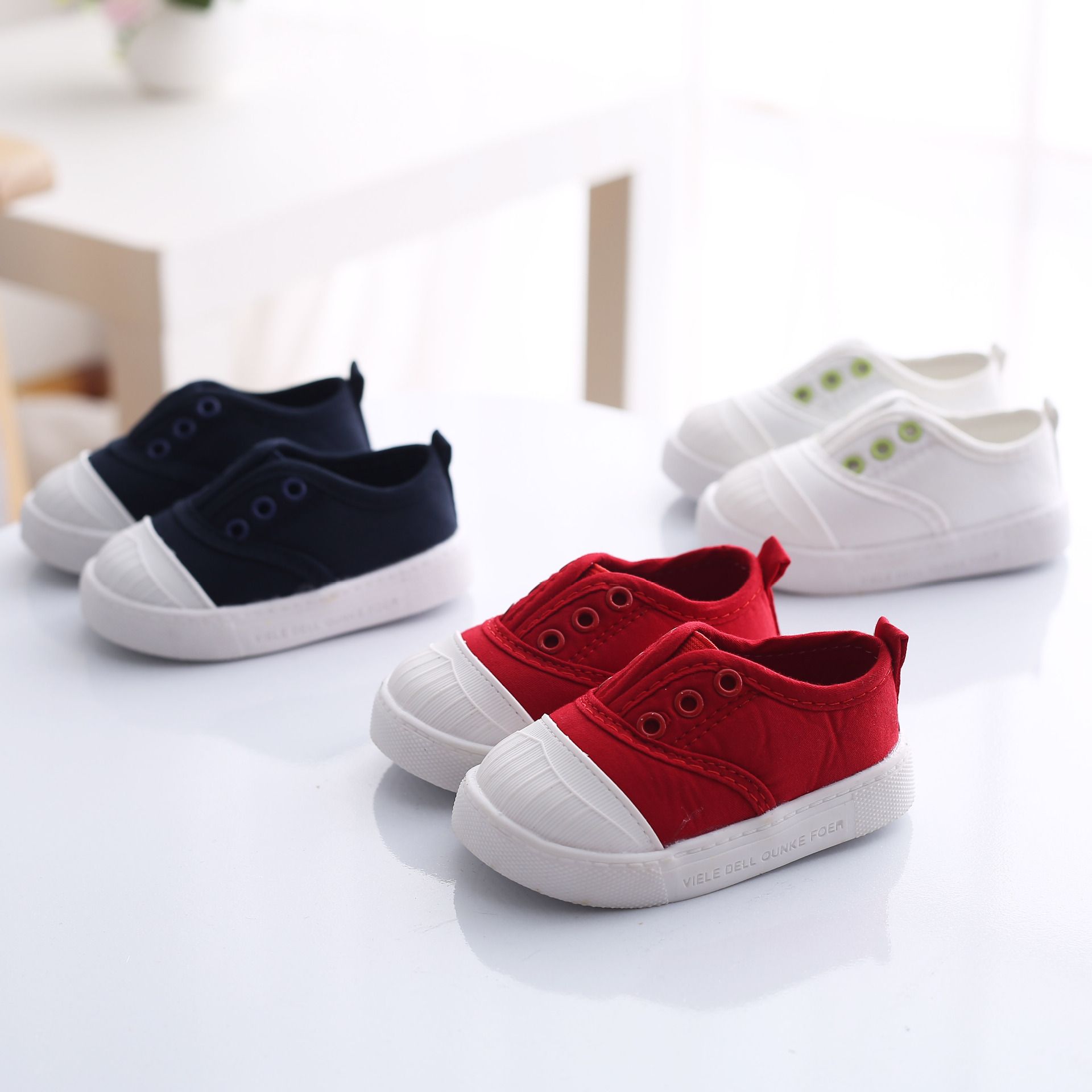 Acheter Nouvelle Arrivee Bebe Toile Chaussures Toile Bebe Premier Marcheur Bebe Garcon Chaussures 3 Couleurs 0 18 Mois De 4 37 Du Maxiaoxiao123 Dhgate Com