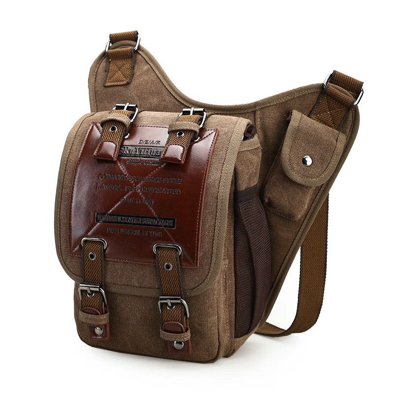 canvas over the shoulder bag