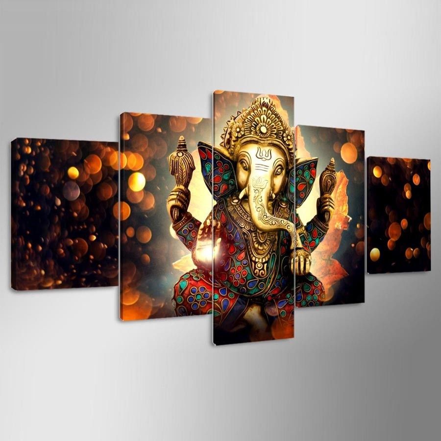 Ganesha Modern Art 27 In 2019 Ganesha Painting Ganesha