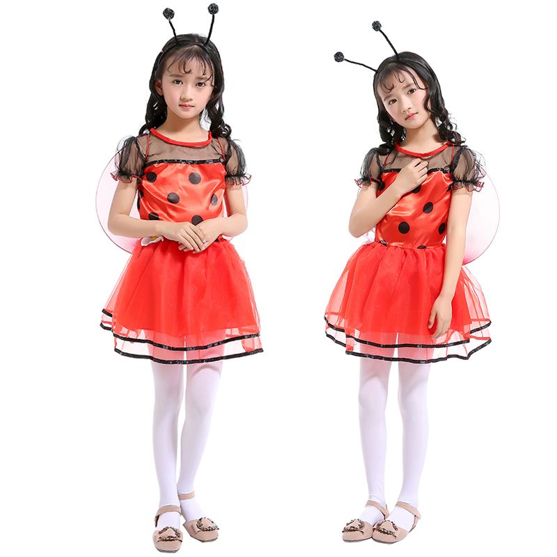 Le ragazze per bambini LIBRO SETTIMANA BAMBINI Lady Bird Bambino Costume Vestito