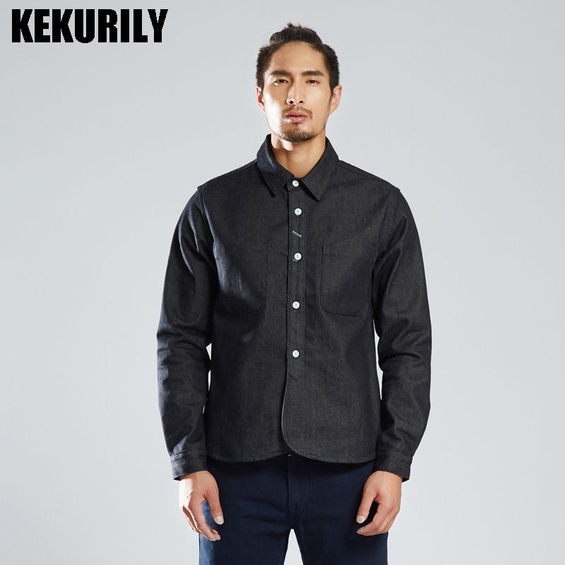 thick denim shirt mens