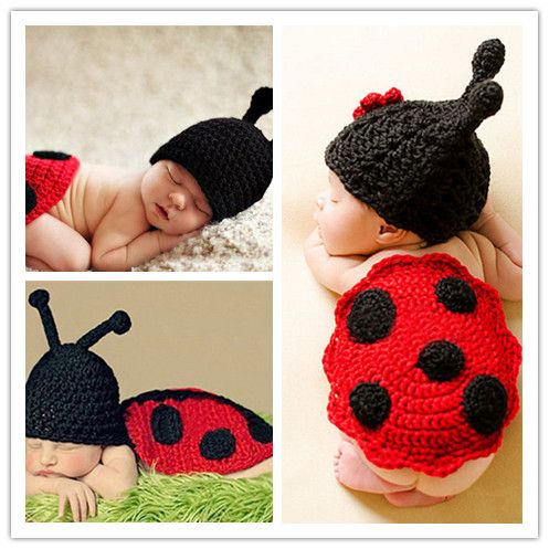 Infant Baby Hand Knitted Animal Costume 
