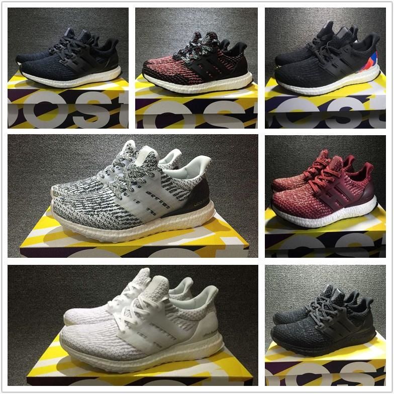 ultra boost black and white mens