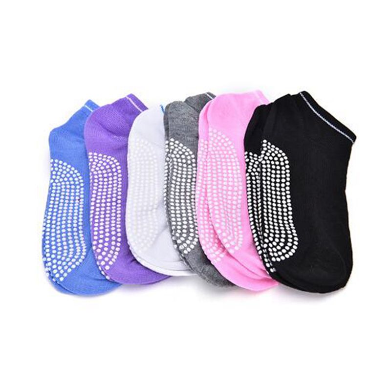 6 Colors Fitness Ladies Girls Women Sport Pilates Yoga Non Slip Grip Socks 