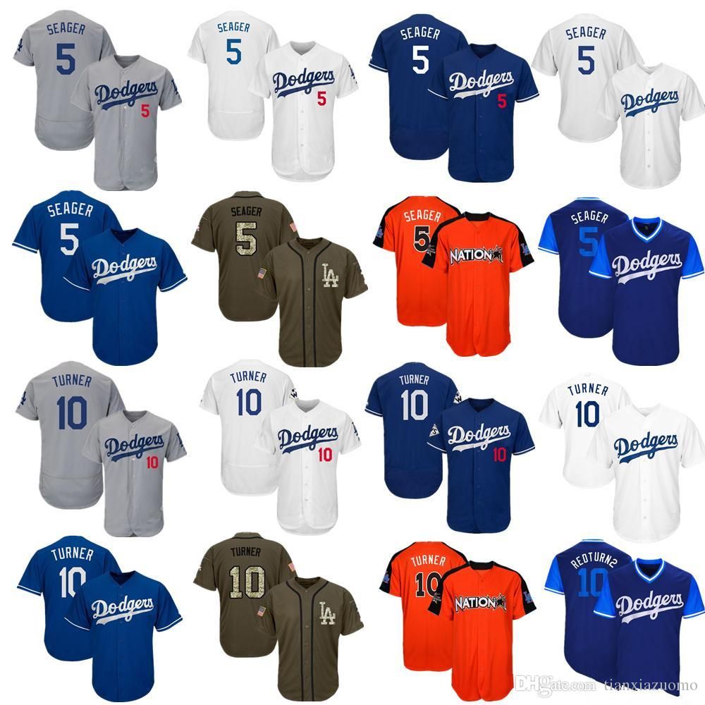 Men Women Youth Dodgers Jersey 5 Seager 