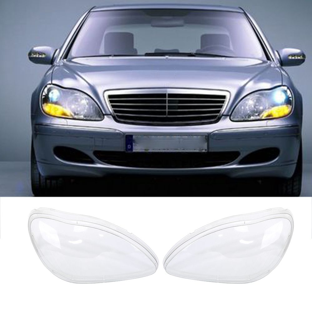 98 Classe S 1 Paire de Cache-Objectif pour Phare Avant Transparent W220 05