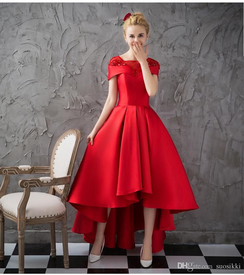 front short and back long frock