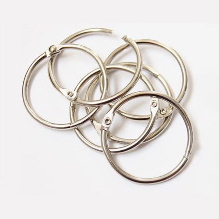 20PCS Circle Loose Leaf Ring Binder Hoop For DIY Photo Scrapbook Album Book
