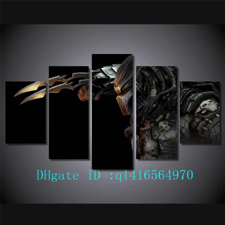 2020 Predator Alien Canvas Prints Wall Art Oil Painting Home Decor Unframed Framed From Q1416564970 19 03 Dhgate Com