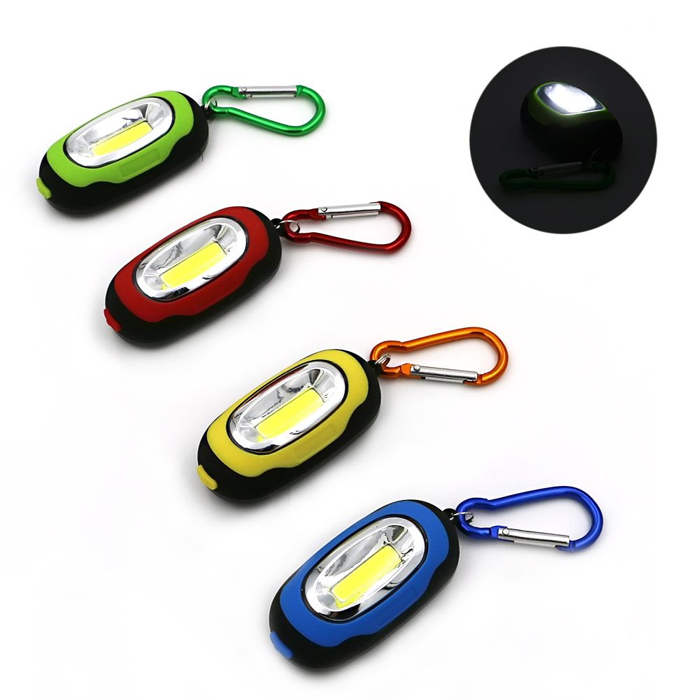 Deet/® High Power Waterproof Carabiner Keyring Key Chain Light LED Flashlight Torch Handy Light Lamp Outdoor Camping Hiking Black
