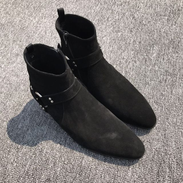 botas de gamuza hombre vaqueras