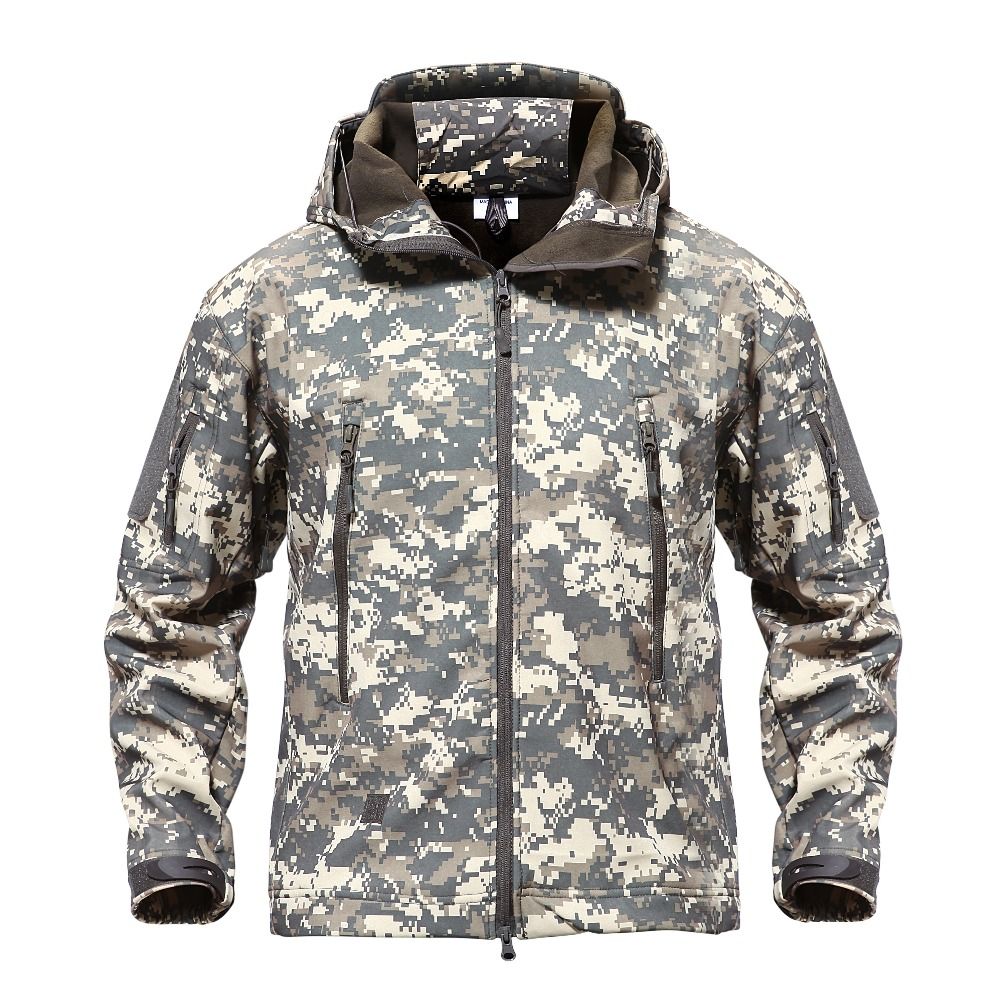 Magcomsen Skin Military Jacket Men Softshell Waterpoof Camo Clothes ...