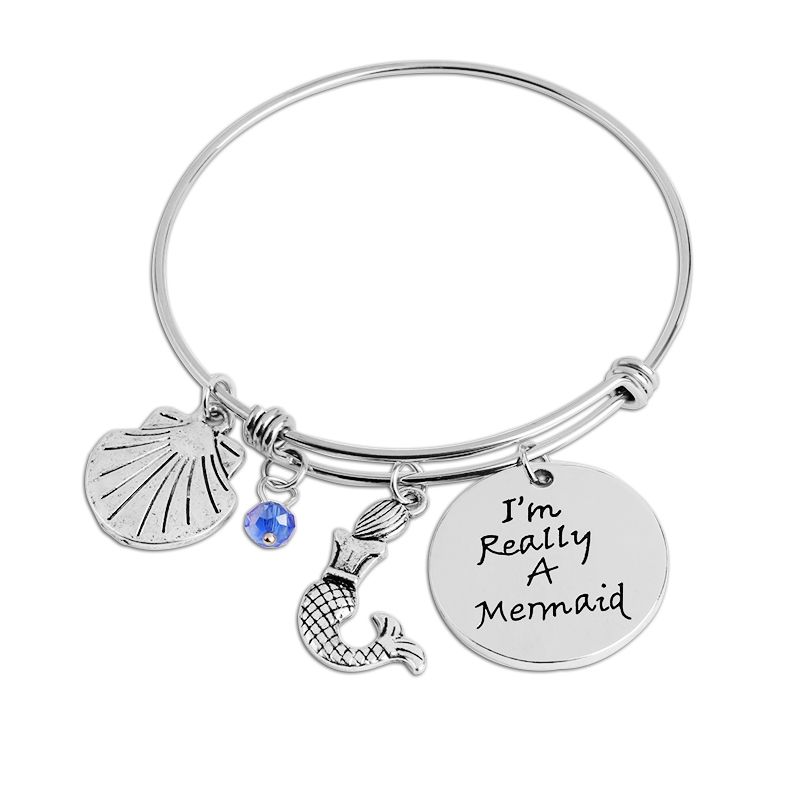 SUNSK Gioielli Sirena Braccialetto da Sirena Collana da Sirena Donna Gioielli per Donne e Ragazze Set Regalo di Gioielli 2 Pezzi SUNSK Gioielli Sirena Braccialetto da Sirena Collana da Sirena Donna Gioielli per Donne e Ragazze Set Regalo di Gioielli 2 Pezzi