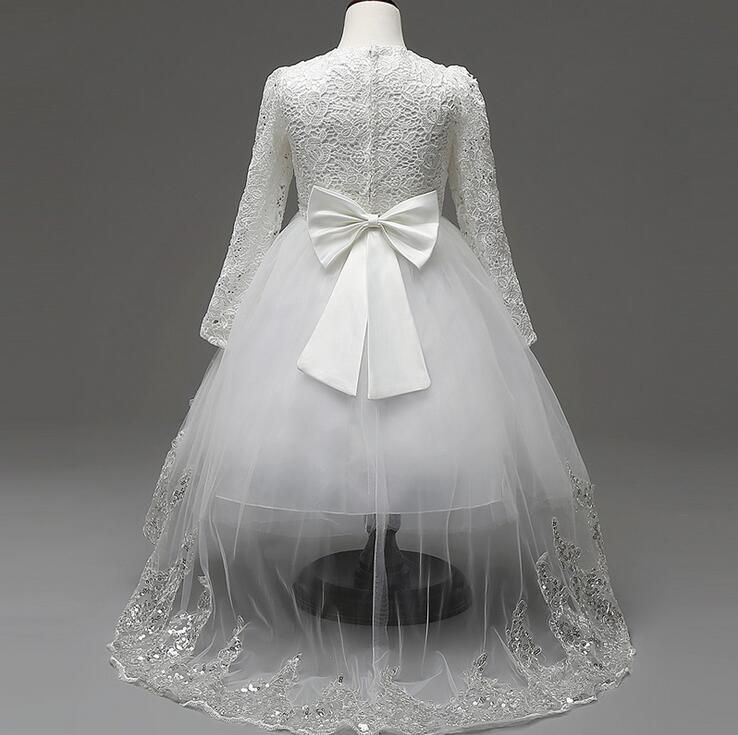 white long frock dress