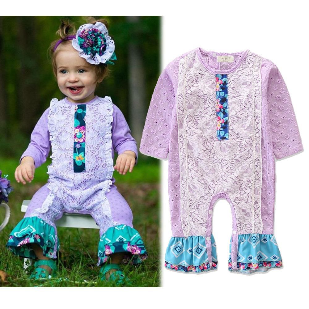 baby girl purple romper