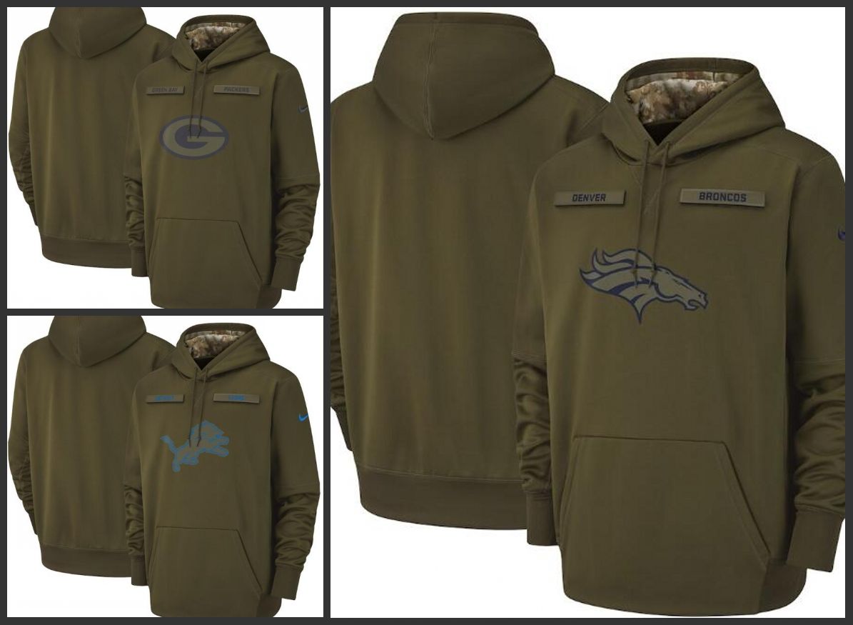 broncos military hoodie