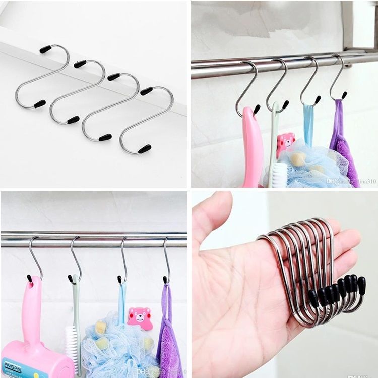 2019 New Stainless Steel Multi Function S Shape Hook Hrome Plated