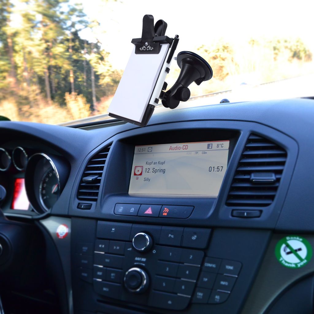 Multifunctional Car Memo Pad Holder Car Dashboard Pen And Notebook