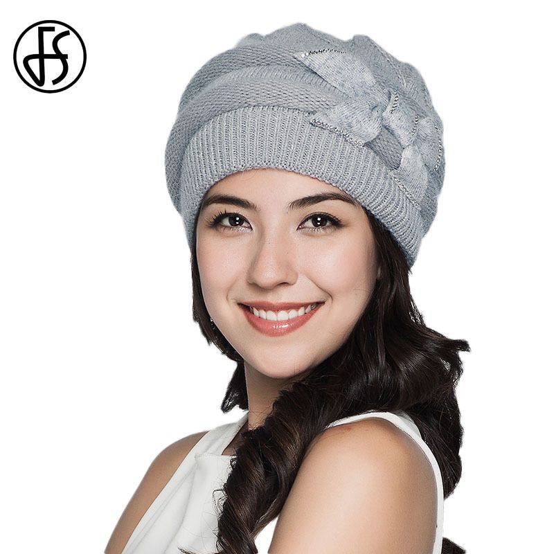 Cappelli Invernali Da Donna Cappelli Di Lana Lavorati A Maglia Donne  Eleganti Cappelli Eleganti Con Cappucci Caldi Di Lana Cappelli Femminili  Skullies Cappellini Rossi Grigi Rosa D18110102 Da 15,06 € | DHgate Italy