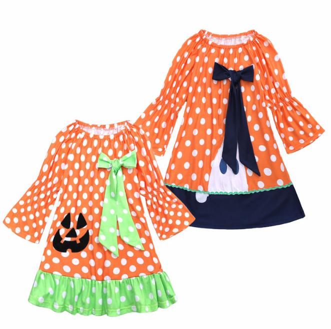 pumpkin orange dress