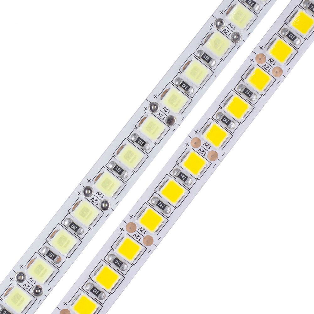 12 V 5 M 5054 600LED LED luz de tira flexible de alto brillo LED Blanco Cálido Blanco