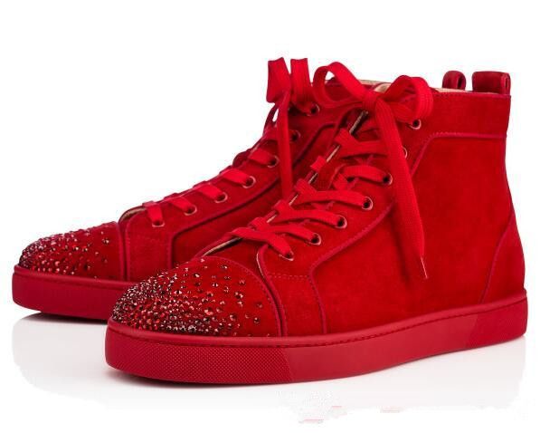 High Quality Red Bottom Sneakers Luxury 