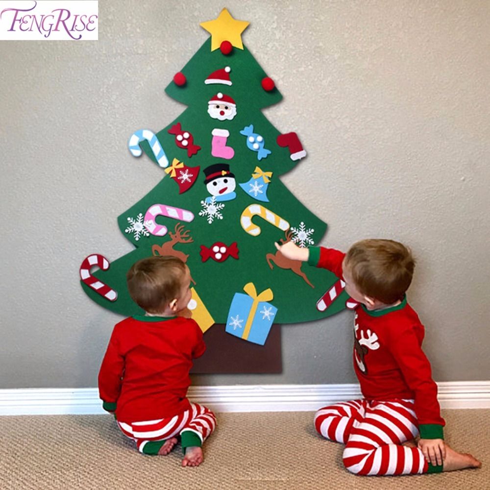 Acquista Fengrise Bambini Fai Da Te Feltro Decorazioni Albero Di Natale Natale Appeso Ornamenti Decorazioni La Casa Felice Anno Nuovo 2018 Bambini Regalo Di Natale Y18102609 A 9 13 Dal Gou09 Dhgate Com