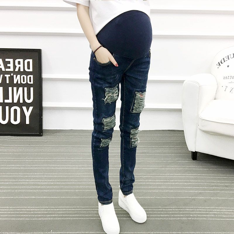 Acquistare Primavera Estate Fashion Maternity Jeans Elastico In Vita Belly  Pencil Pantaloni Abbigliamento Le Donne Incinte Pantaloni Da Gravidanza  Sottili Economico | Consegna Veloce E Qualità | It.Dhgate