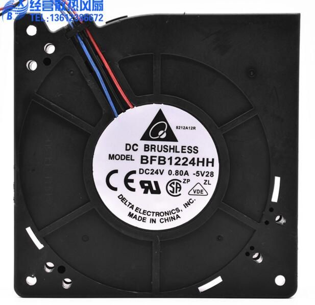 1PC fan for DELTA BFB1224HH 24V 0.80A 12CM 