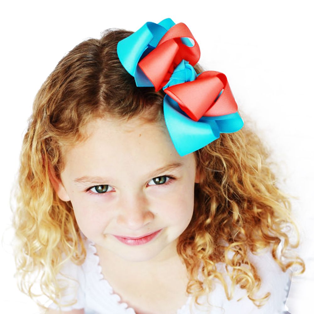 Fashion Boutique Big Bow Hairpins Hair Clips for Kids Girls Hair Accessories 