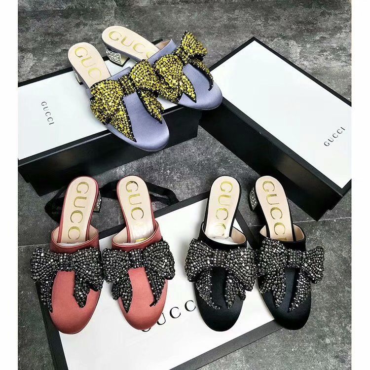 gucci slippers diamond