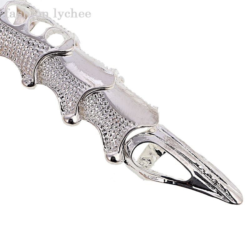 Super Dangan-Ronpa Celestia Ludenberg Punk Finger Bone Ring Cosplay Accessory