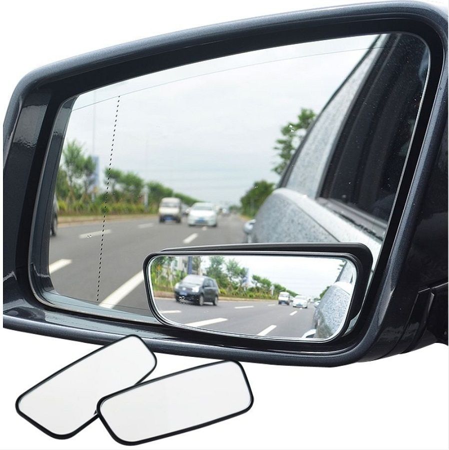 Espejo retrovisor gran angular del coche Rotaci/ón de 360 grados Vista trasera autom/ática Estacionamiento auxiliar Espejos de punto ciego