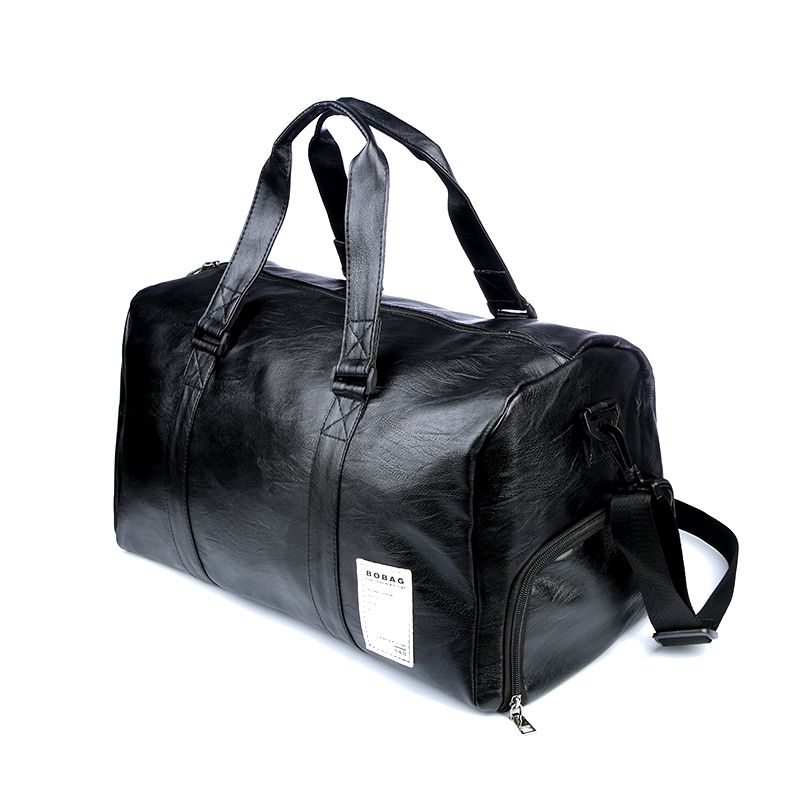 big leather duffle bolsa