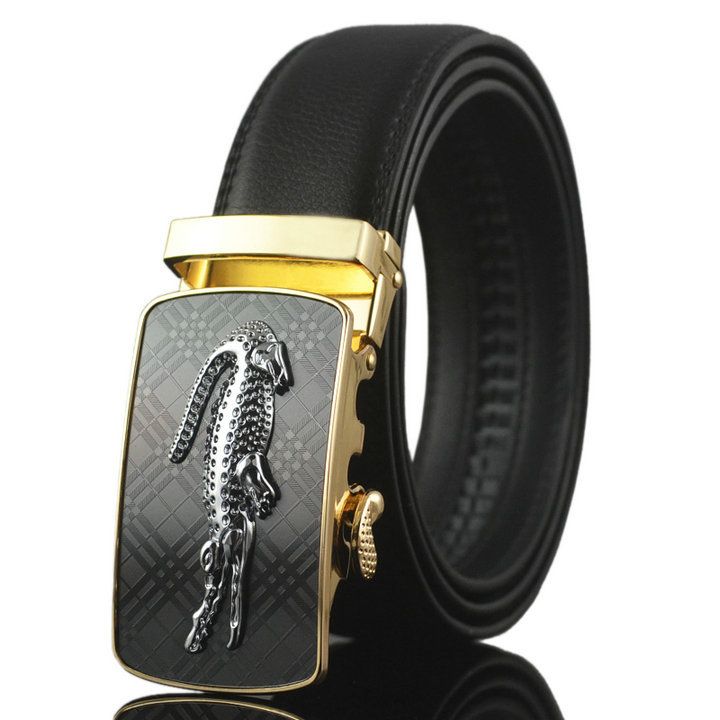 Cinturón De Hebilla Automática Para Hombres Antiguos De Con 
